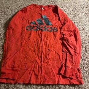Adidas Bold Red Crew Neck Tee
